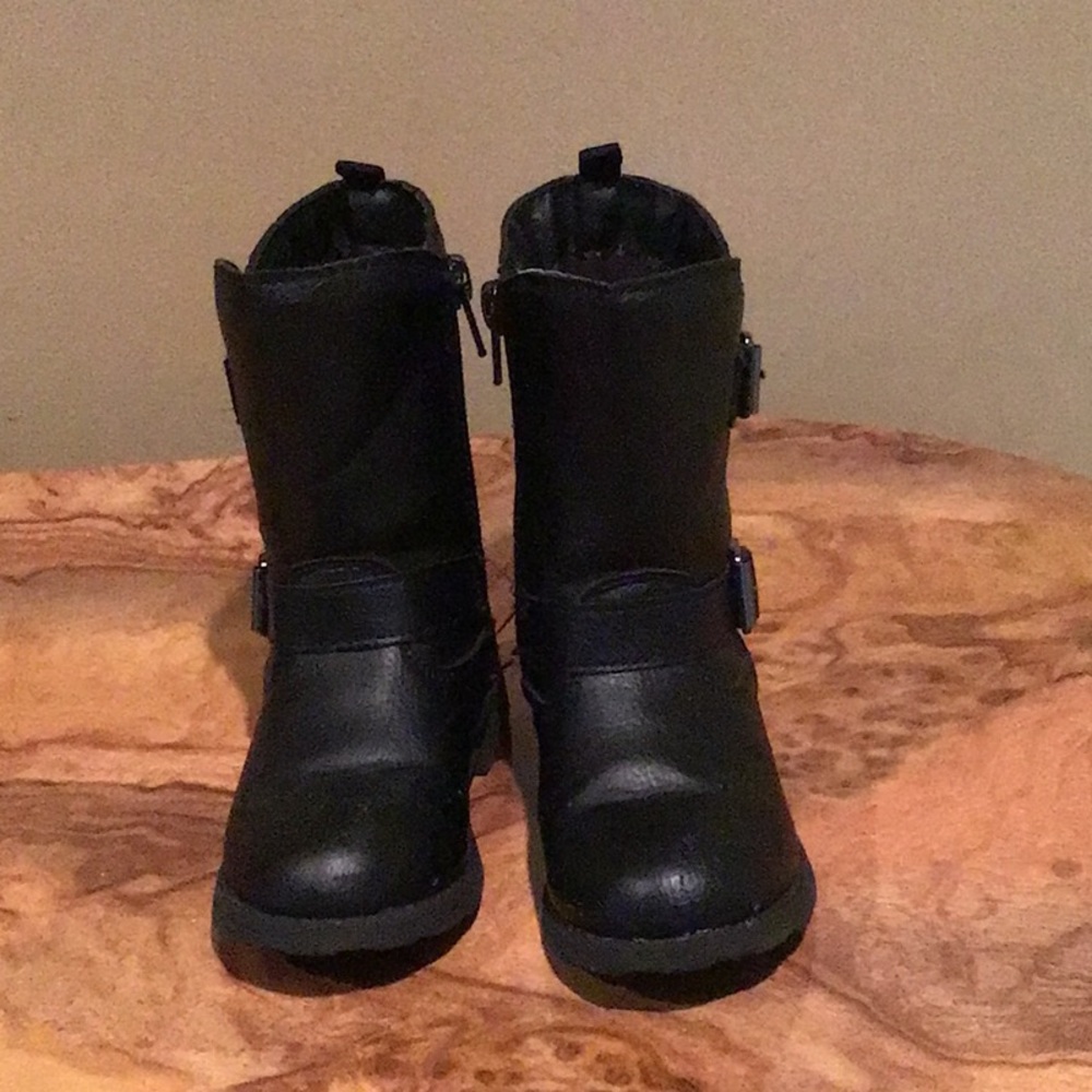 Kids Black Boots